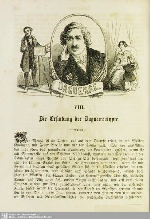 VIII. Die Erfindung der Daguerrreotypie