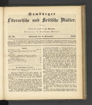 No. 90. 9. November 1853