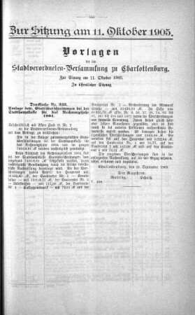 No. , 11. Oktober 1905