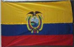 Staatsflagge Ecuadors