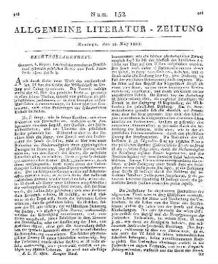 Feuerbach, P. J. A. von: Lehrbuch des gemeinen in Deutschland geltenden peinlichen Rechts. Giessen: Heyer 1801