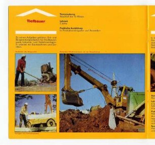 Prospekt: SDAG Wismut, Bau- und Montagebetrieb 17