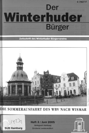 Heft 3 / Juni 2005 : Zeitschrift des Winterhuder Bürgervereins
