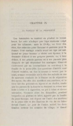 Chapitre IX. La famille et la propriété