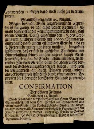 Confirmation