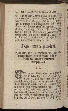 Das neunte Capitel – Das zehnte Capitel