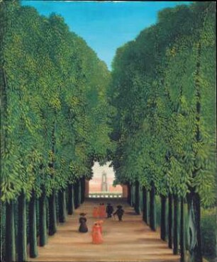 Die Allee im Park von Saint-Cloud