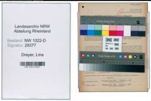 Entnazifizierung Lina Dreyer , geb. 01.02.1892 (Gastwirtin)