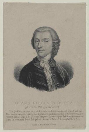 Bildnis des Johann Nicolaus Goetz