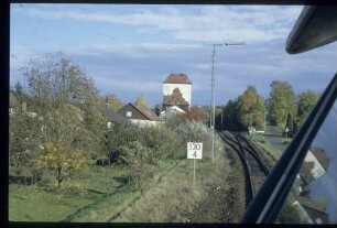 Einfahrt in den Bf. Schwaigern