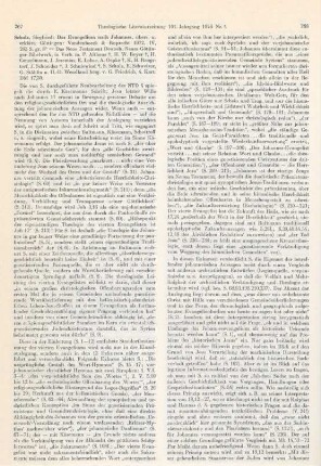 267-269 [Rezension] Schulz, Siegfried, Das Evangelium nach Johannes