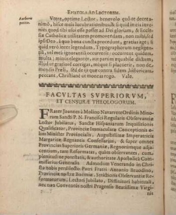 Facvltas Svperiorvm, Et Censurae Theologorum.