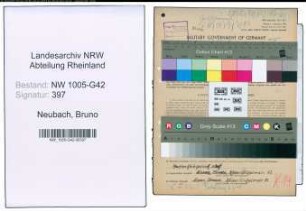 Entnazifizierung Bruno Neubach , geb. 21.03.1909 (Goldschmied)