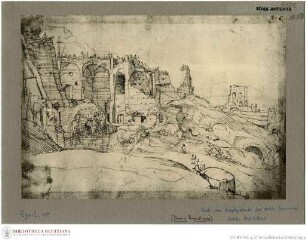 Ruinen der Kaiserpaläste am Palatin in Rom