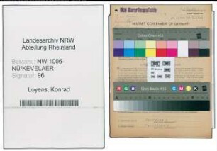 Entnazifizierung Konrad Loyens , geb. 19.08.1900 (Kaufmann)