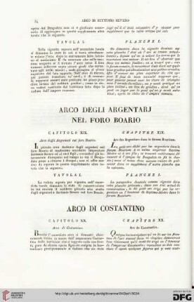 Capitolo XX: Arco di Costantino / Chapitre: Arc de Constantin