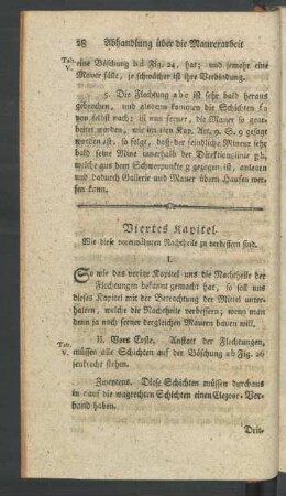 Viertes Kapitel. Wie diese vorerwähnten Nachtheile zu verbessern sind