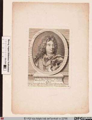Bildnis Claude-Louis-Hector de Villars (1705 duc)