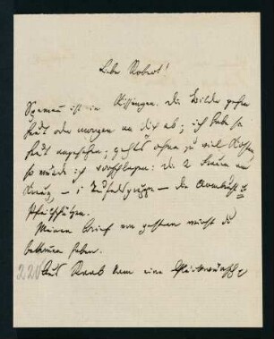 Brief vom 9. Juli 1877