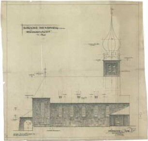 Bestelmeyer, German; Neuburg an der Donau (Bayern); Ev. Kirche - Rückansicht