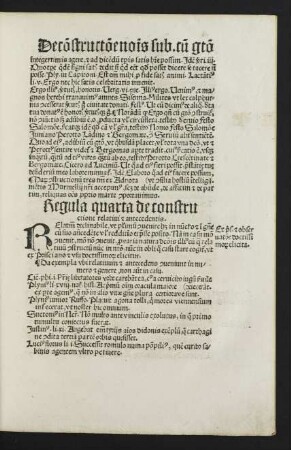 Regula quarta de constructione relativi [et] antecedentis.