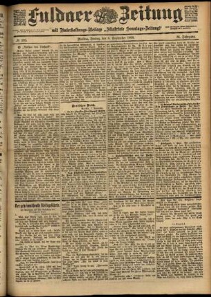 Ausgabe vom Freitag, den 08. September 1899.