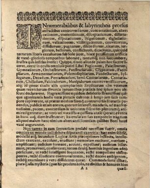M. Dan. Guil. Molleri, Histor. & Metaphys. Prof. Publ. h.t. Academiae Rectoris Invitatio ad audiendas Controversias Metaphysicas