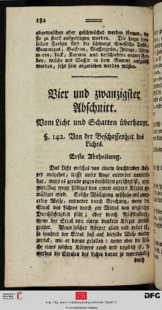 Vier und zwanzigster Abschnitt