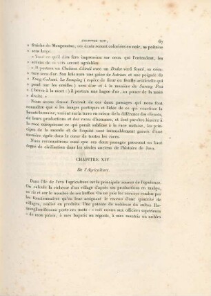 Chapitre XIV. De l'agriculture