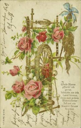 Jede Blume pflückt' ich gerne, [...]
