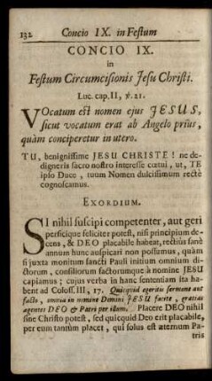 Concio IX. in Festum Circumcisionis Jesu Christi.