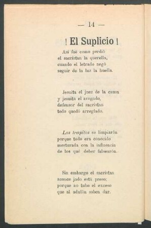 ¡El suplicio!