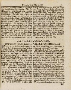 Der dreyzehende Tag im Hornung
