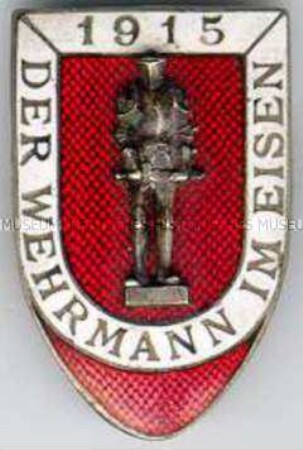 Brosche für den Wehrmann in Eisen