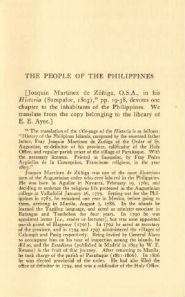 The people of the Philippines