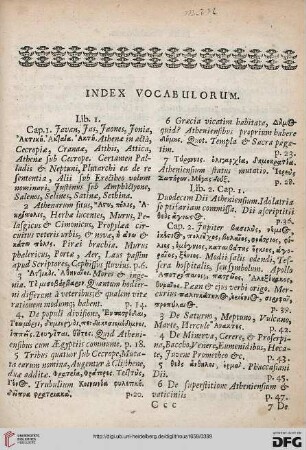 Index vocabulorum