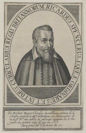 Bildnis des Sir Ricardus Spencerus