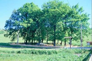 Grünanlage des Kriegerdenkmals vor dem Ortsteil Reichenhausen