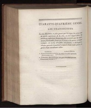 QUARANTE-QUATRIÉME GENRE
