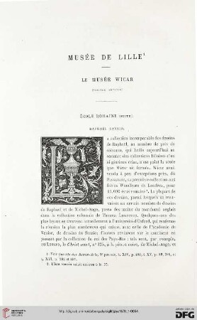 2. Pér. 17.1878: Le musée Wicar, 6 : Musée de Lille