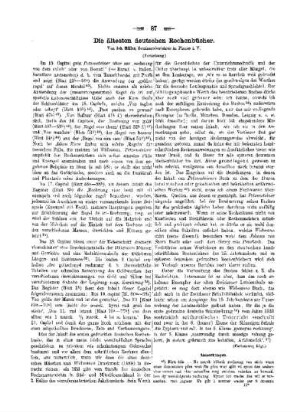 Die ältesten deutschen Rechenbücher : (Fortsetzung)