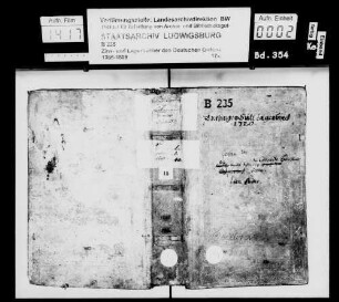 Kommende Heilbronn: Lagerbuch zu Böckingen