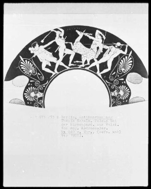 Peleus bei der Hirschjagd