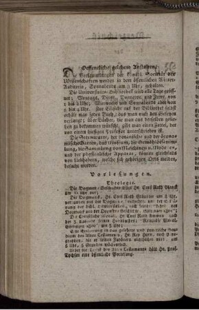 Oeffentliche gelehrte Anstalten