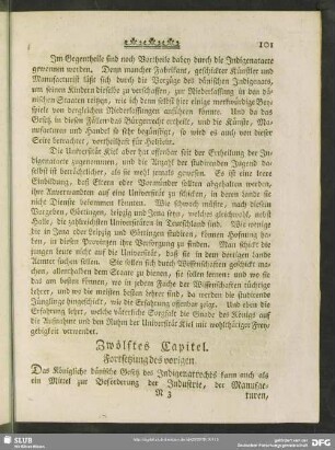 Zwölftes Capitel. Fortsetzung des vorigen
