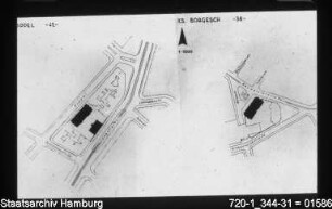 Bebauungsvorschläge Volksschulen Koppel und Borgesch