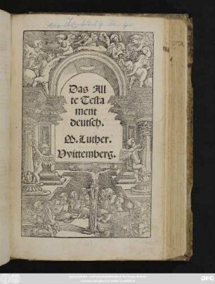 Das All||te Testa||ment || deutsch.|| M. Luther.||