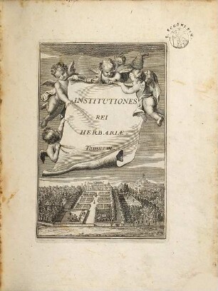 Josephi Pitton Tournefort Aquisextiensis, Doctoris Medici Parisiensis ... Institutiones Rei Herbariæ, Tomus III.