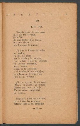 III - Los dos