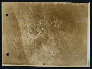 Foto des Geländes an der Jäger-Schlucht südöstlich von Beaumont-en-Verdunois (Luftbild)